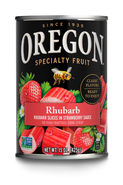 Rhubarb in Strawberry Sauce