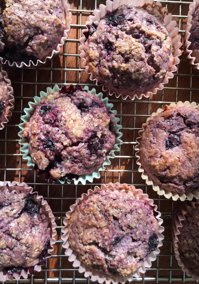 Blue Blueberry Muffins