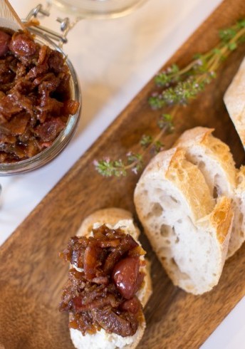 Cherry Bacon Bourbon Jam