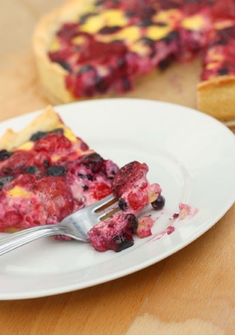 Boysenberry Cream Pie