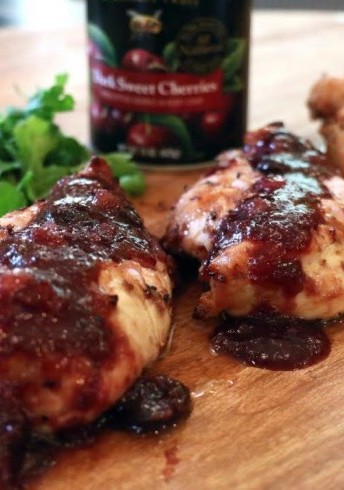 Cherry Glazed Baked Chicken