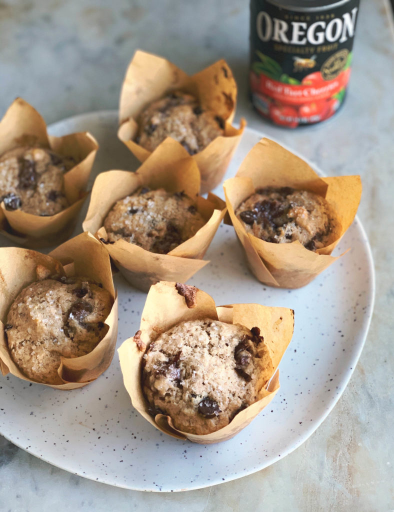 Red Tart Cherry Muffins