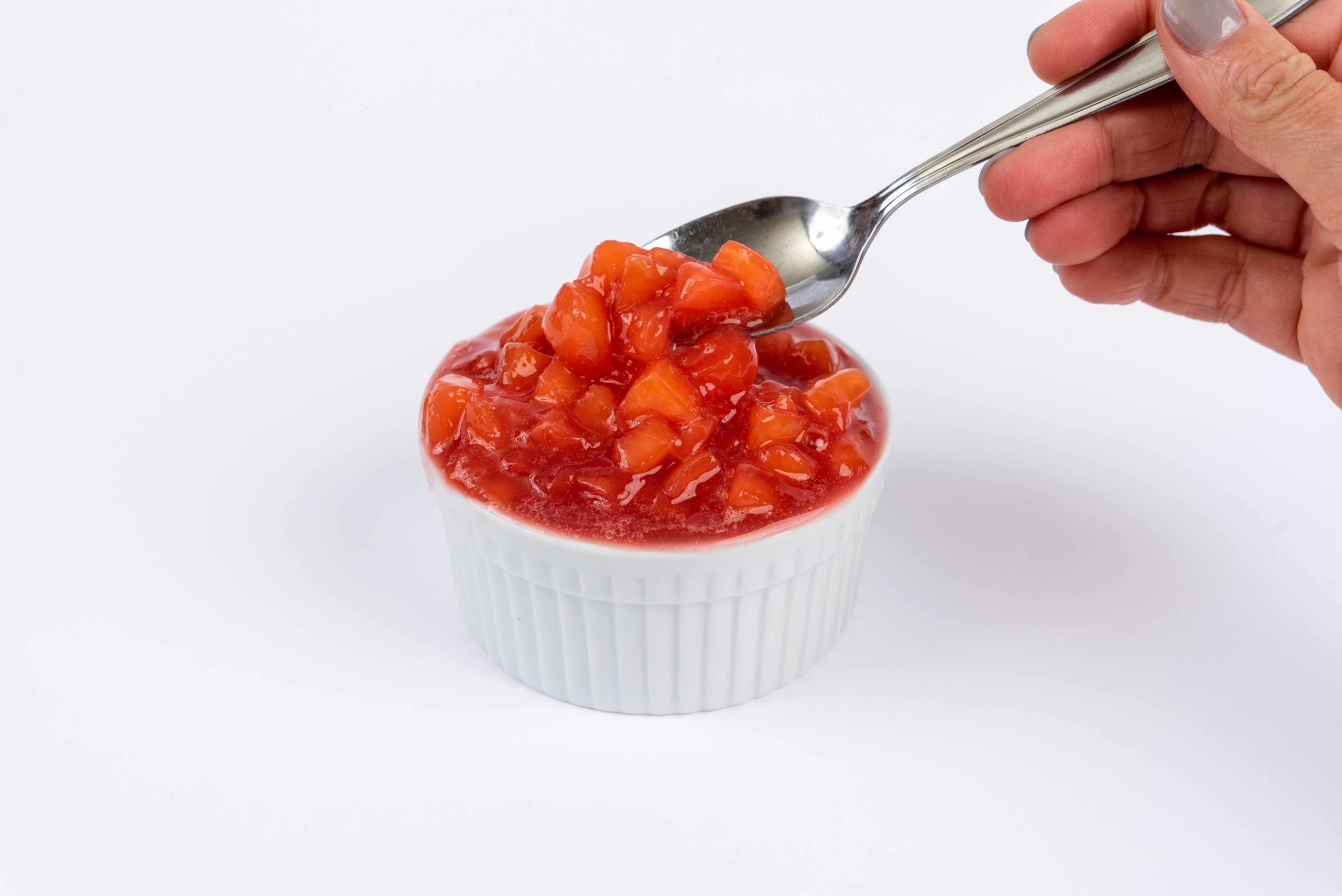 Peach Raspberry Compote