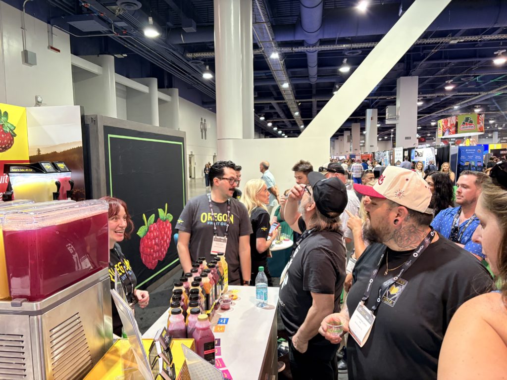 Oregon Fruit Co booth at the 2025 Bar & Restaurant Expo